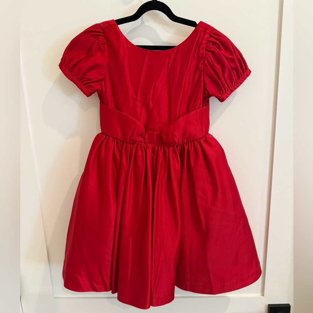 Janie and Jack Red Puff Sleeve Holiday Dress